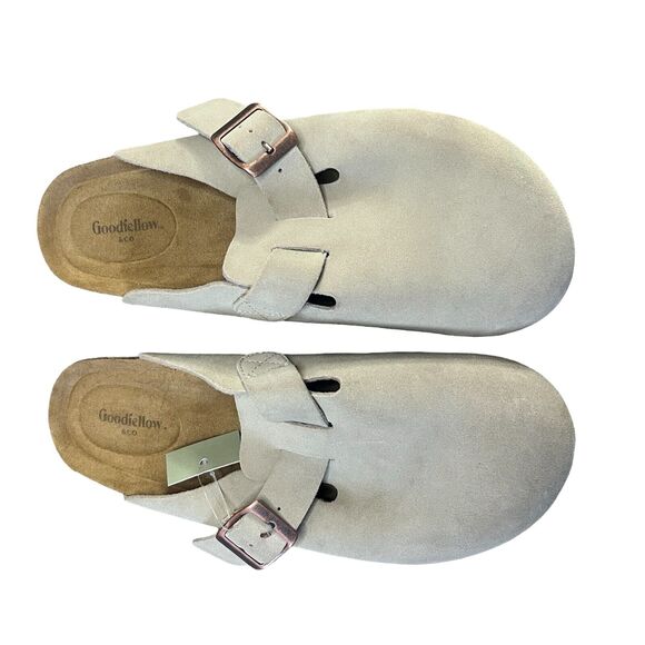 GOODFELLOW & CO Men's Arthur Suede Clogs Taupe - Picture 2 of 2